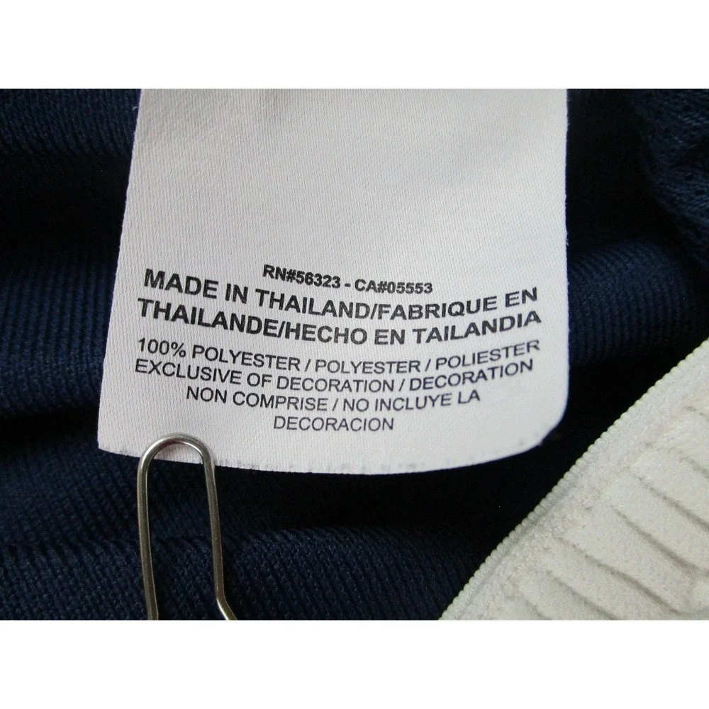 Jordan Pants Mens Large Navy Dri-FIT Snap Button Tear Away Warm Up AH1551-410‎